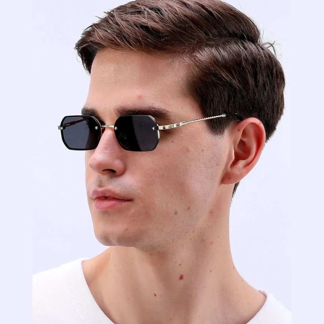 Front view of First Lens Glints Sunglasses 010 Timeless elegance.