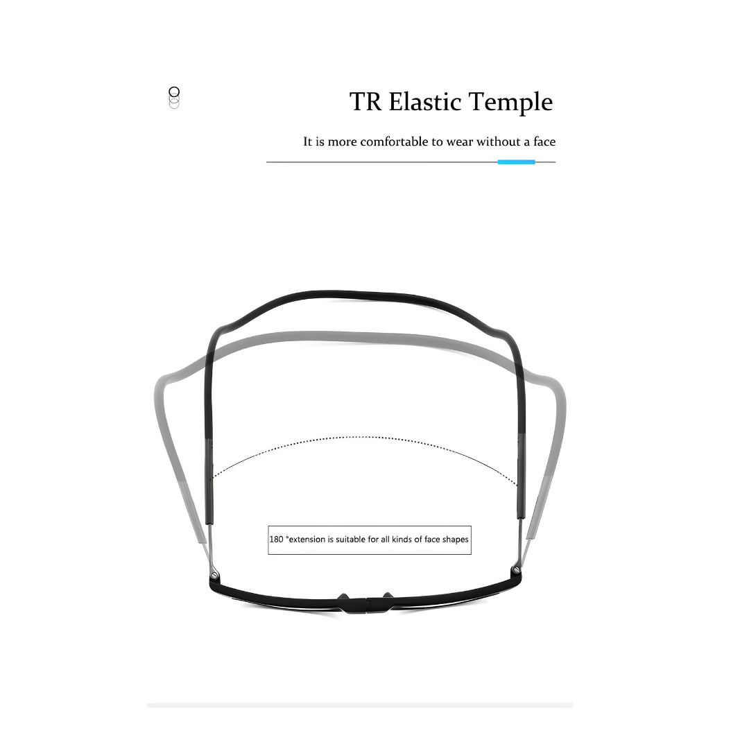 Blue Block Reading Glasses with Magnetic Clips by First Lens