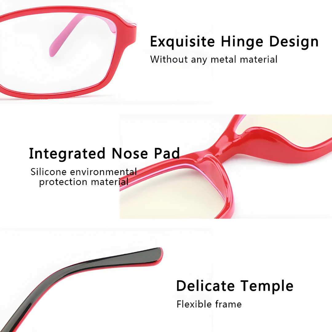 Keep your child's eyes safe during screen time with these blue light blocking glasses from First Lens.