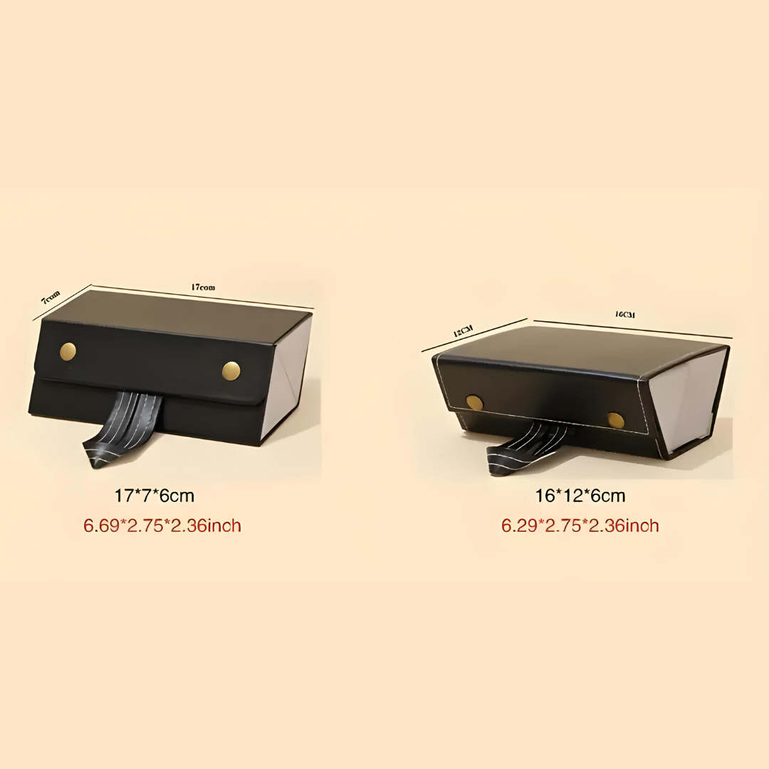 Two-part sunglass holder by First Lens, designed to keep your eyewear and accessories organized and accessible.