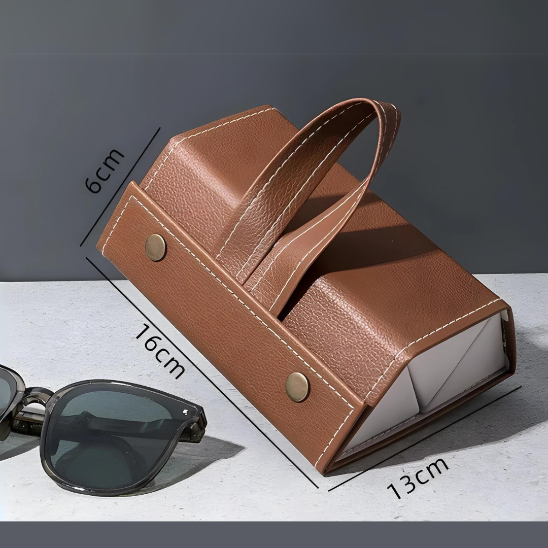 First Lens Protective Sunglass Case: Featuring three distinct sections
