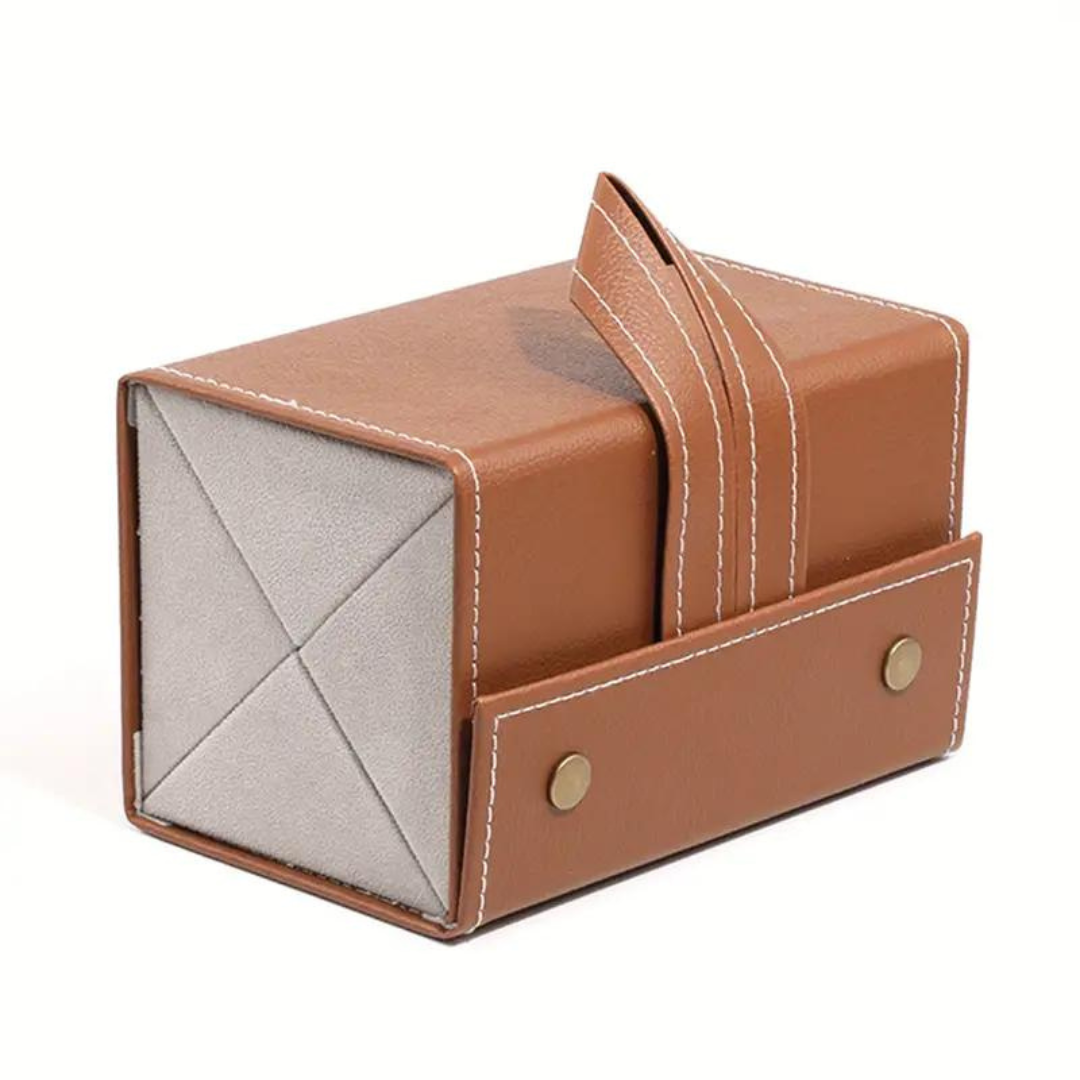 Side view of the First Lens Locker, showcasing its durable construction and sleek design.