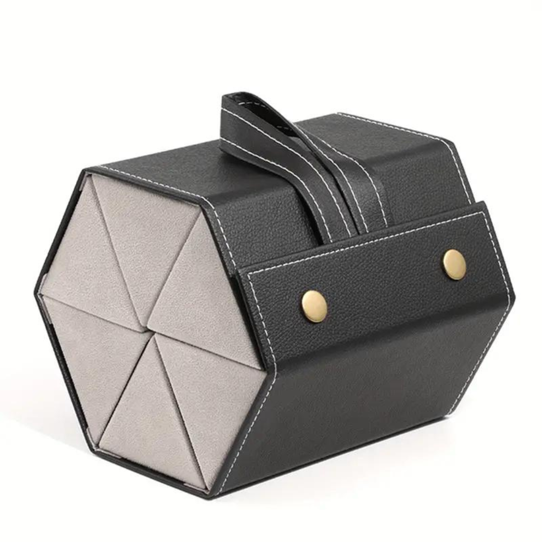 First Lens Fashionable Frames Fixture: Sleek sunglass holder with six dividers