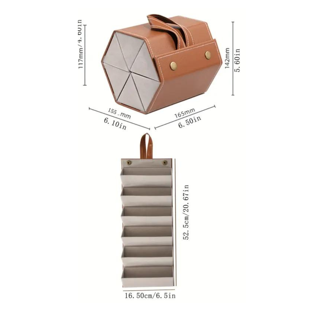 First Lens Versatile Sunglass Fixture: Fashionable frames holder with six partitions