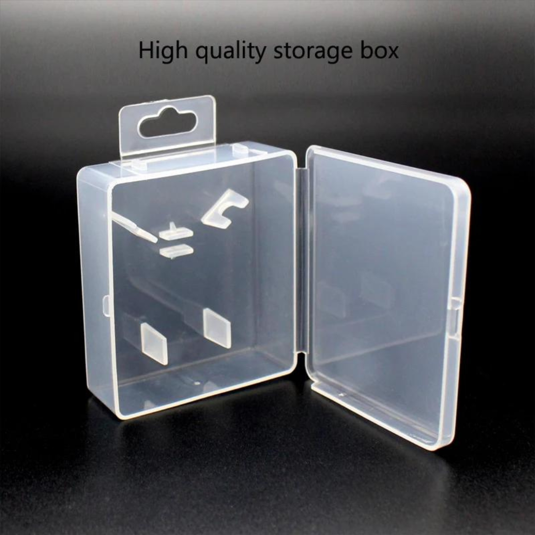 First Lens Swimming Nose Clip & Ear Plugs with a sturdy case for easy transport and storage.