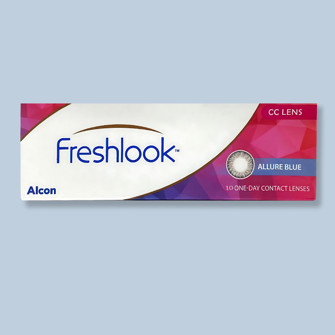 Vivid Emerald Green FRESHLOOK CC Allure Color One Day lenses by First Lens.