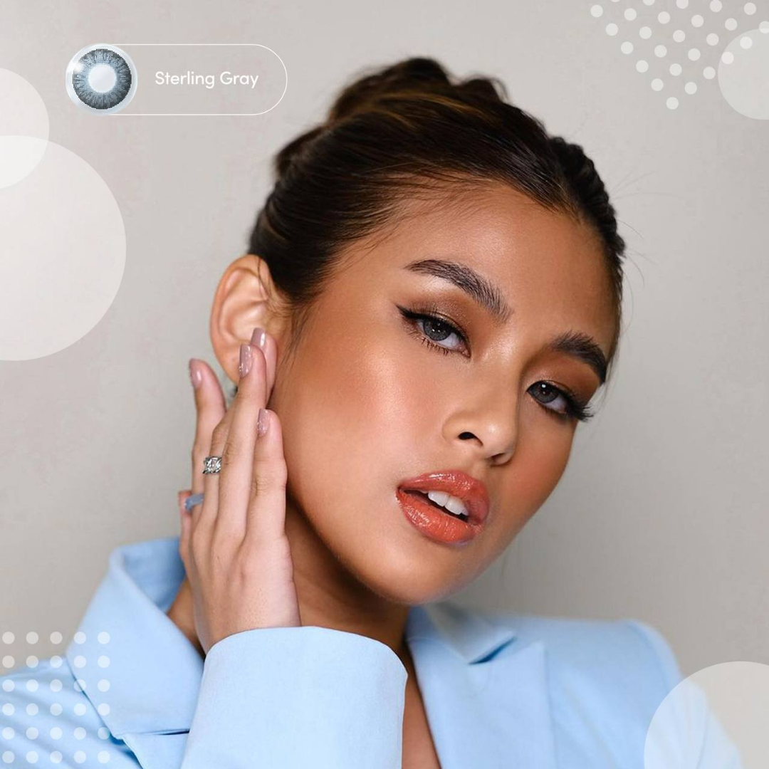 Alcon Freshlook Colorblends Sterling Grey Color Lenses (2 Lens per Box)  >> New Name+Packing - Air Optix Colors <<