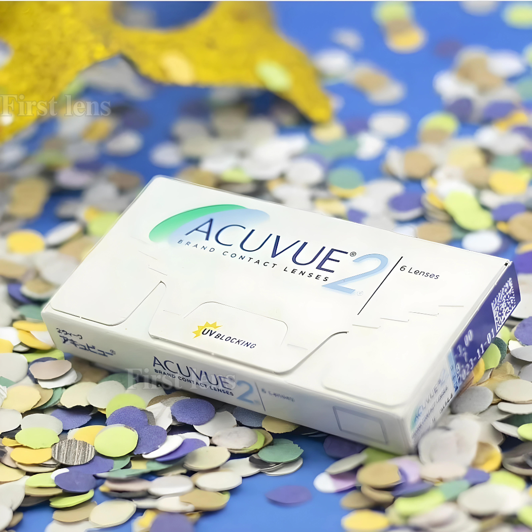 First Lens: Illustration of Johnson & Johnson Acuvue2 lenses by First Lens