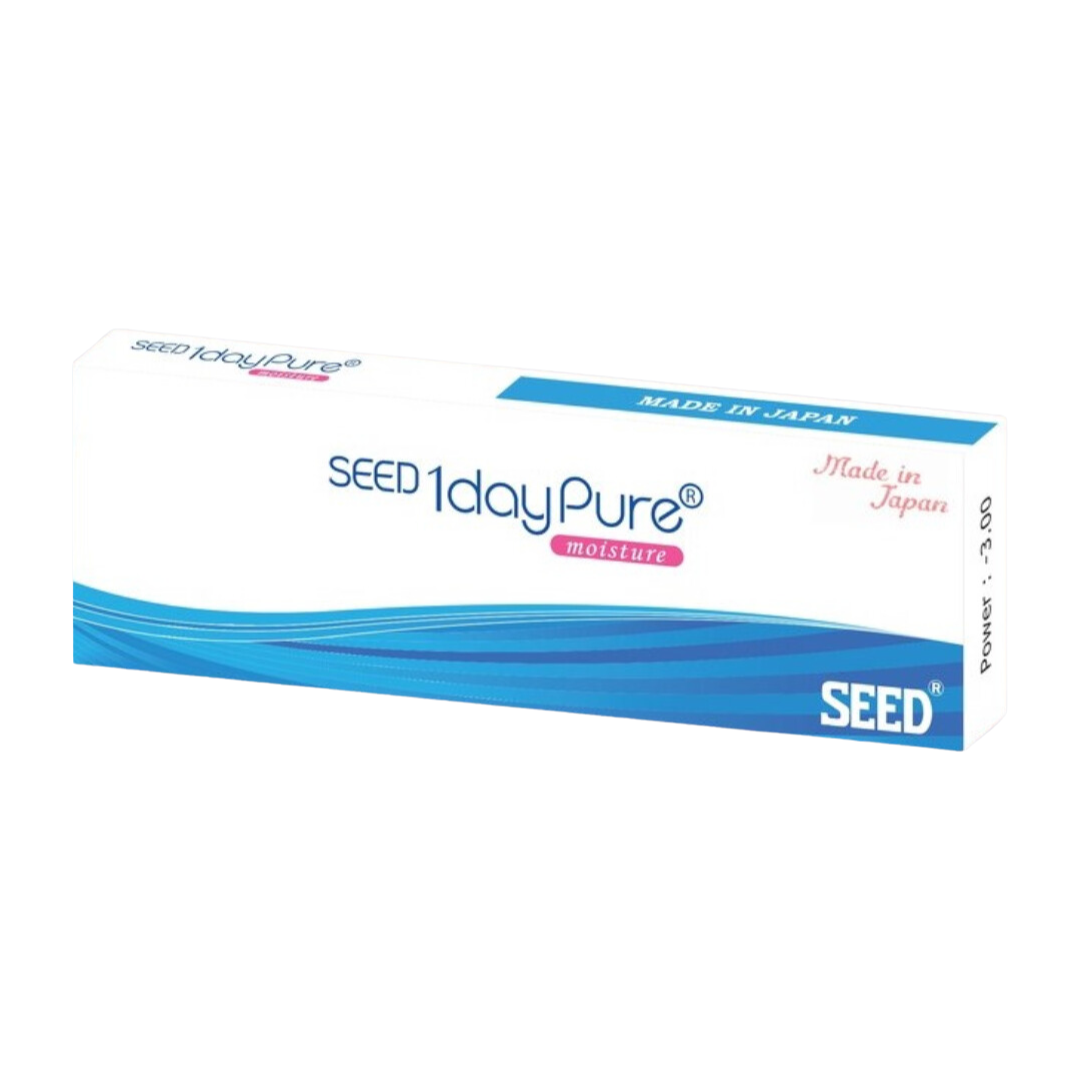 SEED 1-Day Pure Sphericals Eco-Pack box with eco-friendly packaging