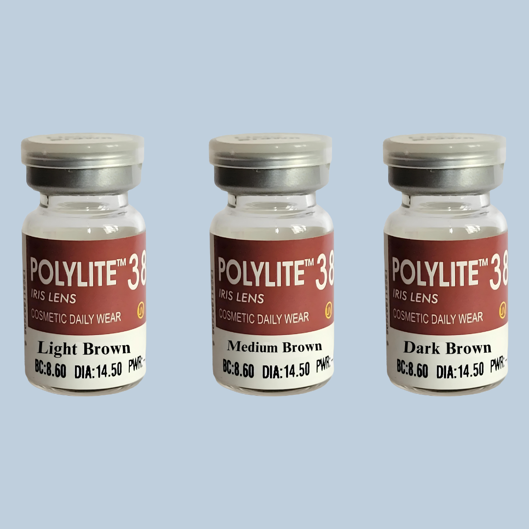 POLYLITE 38 Prosthetic D-Type Contact Lens - Lens Care Accessories