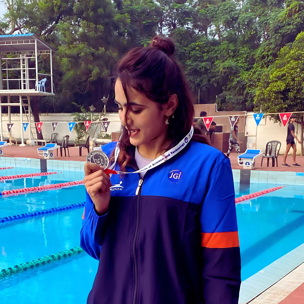 Rishika Bodele - International Swimmer from Nagpur, India