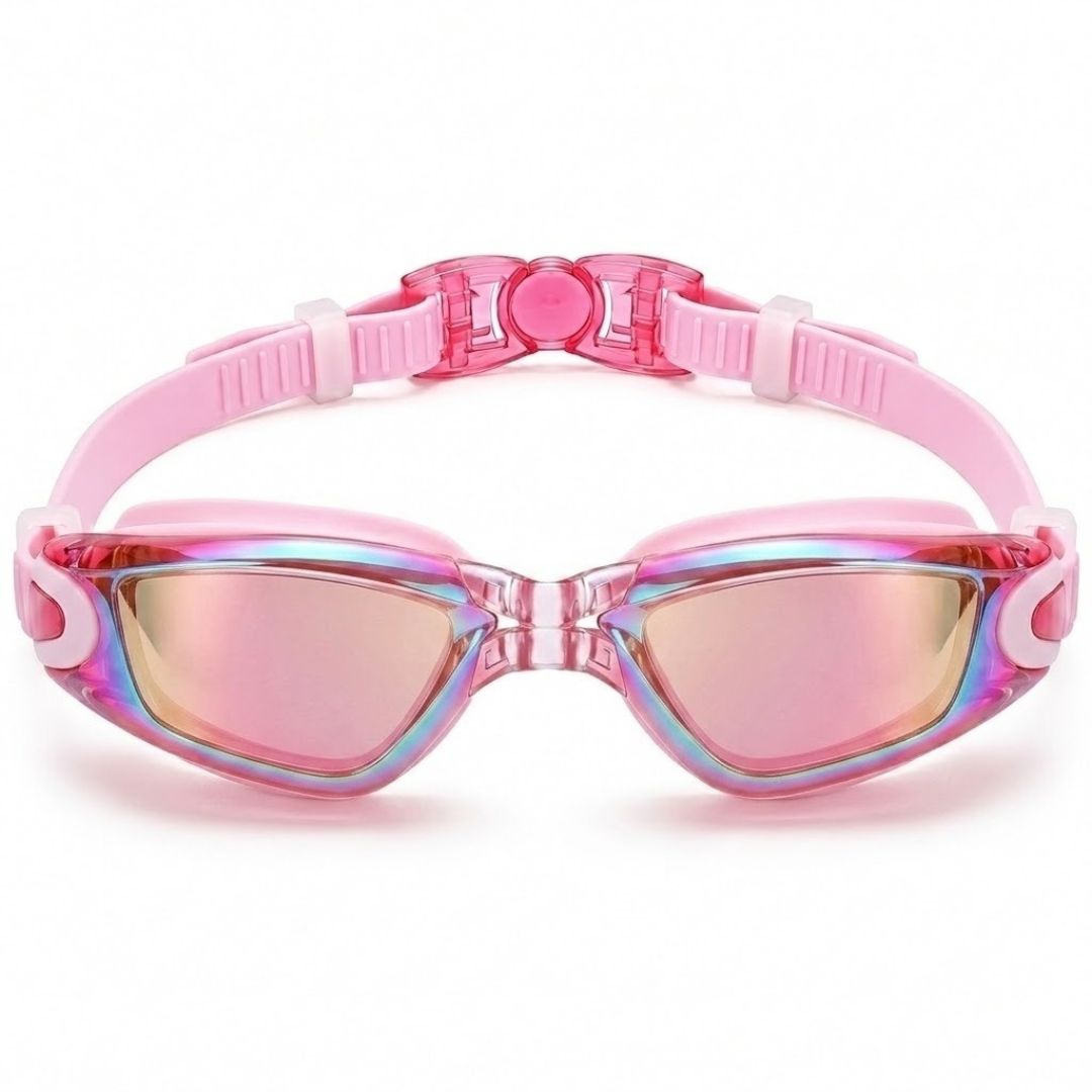 First Lens Kids Swimming Goggles  (Age 8 to 18) Pink - SW47