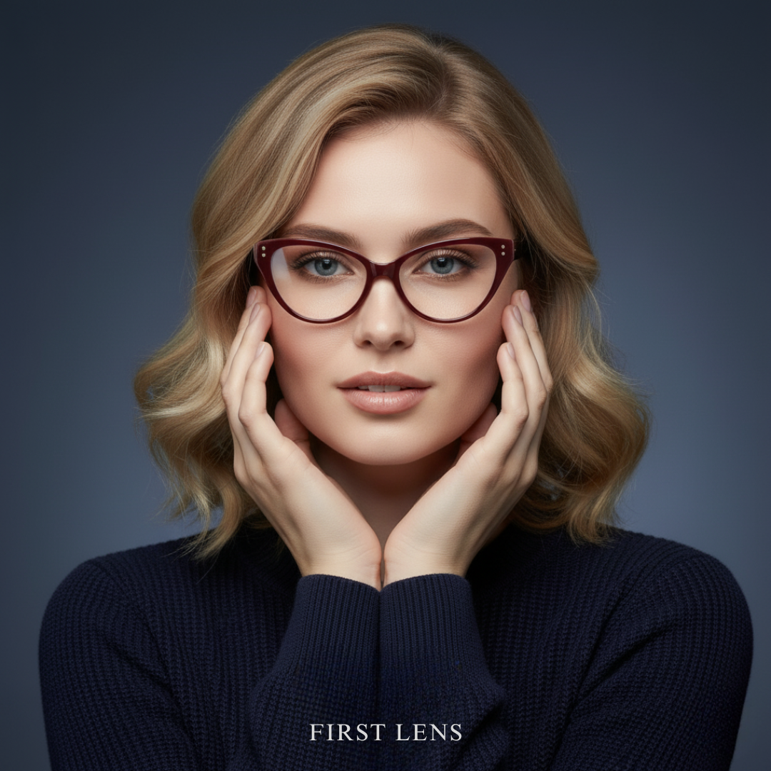 First Lens Ruby Blue Light Computer Glasses - B016