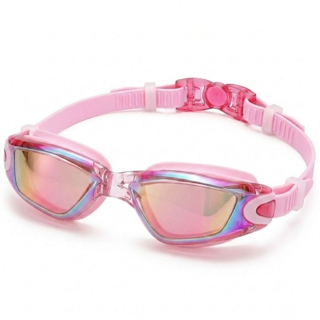 First Lens Kids Swimming Goggles  (Age 8 to 18) Pink - SW47