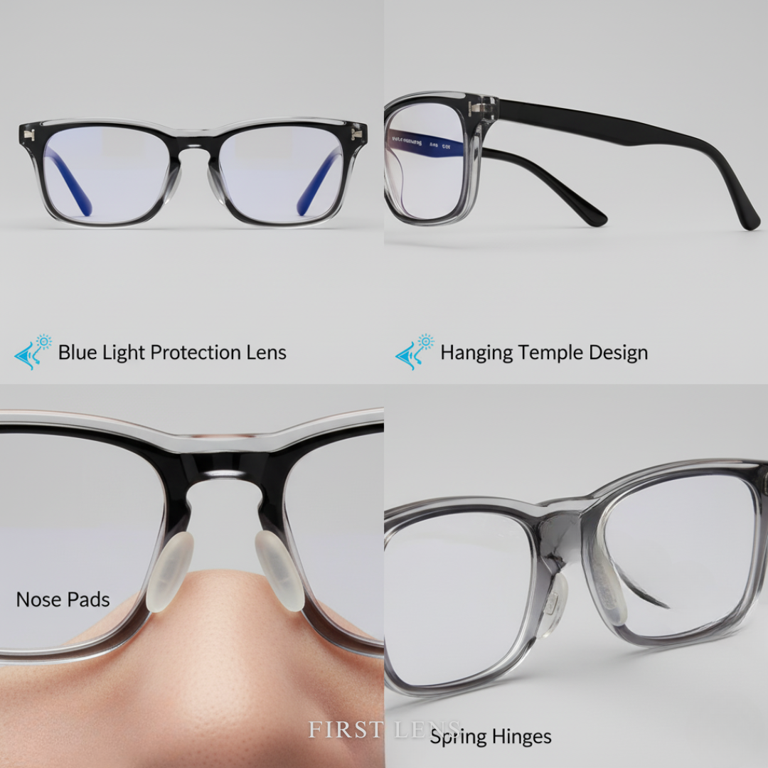 First Lens Noirix Blue Light Computer Glasses - B015