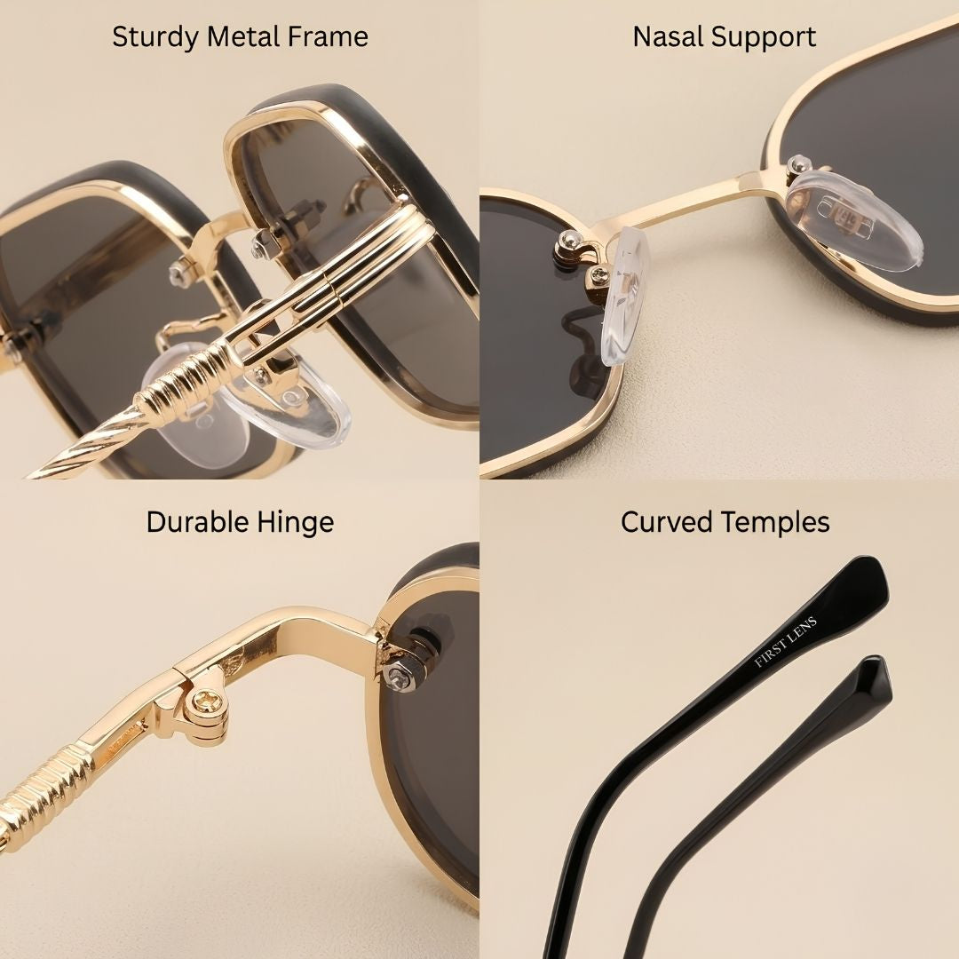 First Lens Glints Sunglasses Black - S282
