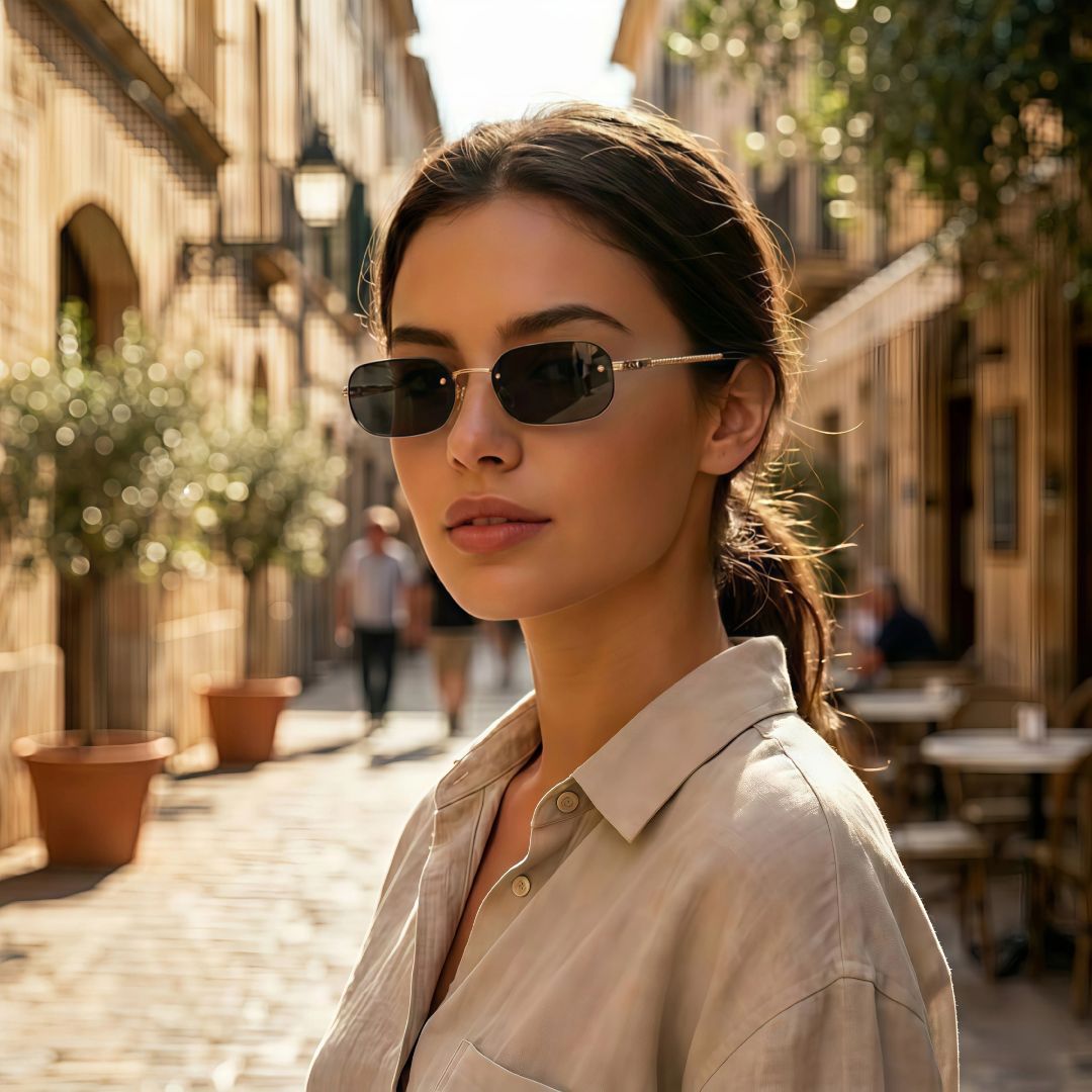 First Lens Glints Sunglasses Black - S282