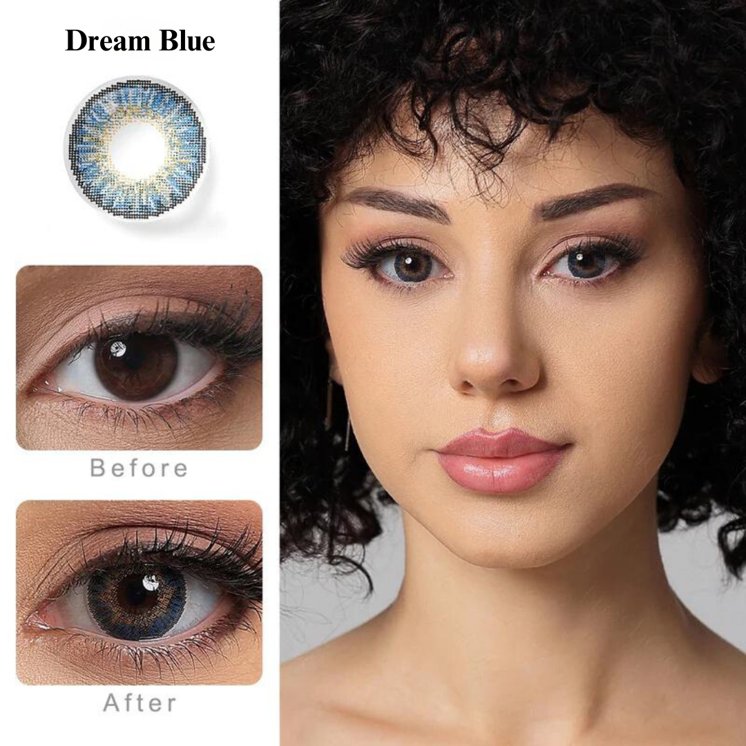 Celebration Monthly Disposable Color Contact Lens (1 Lens Box) - Dream Blue