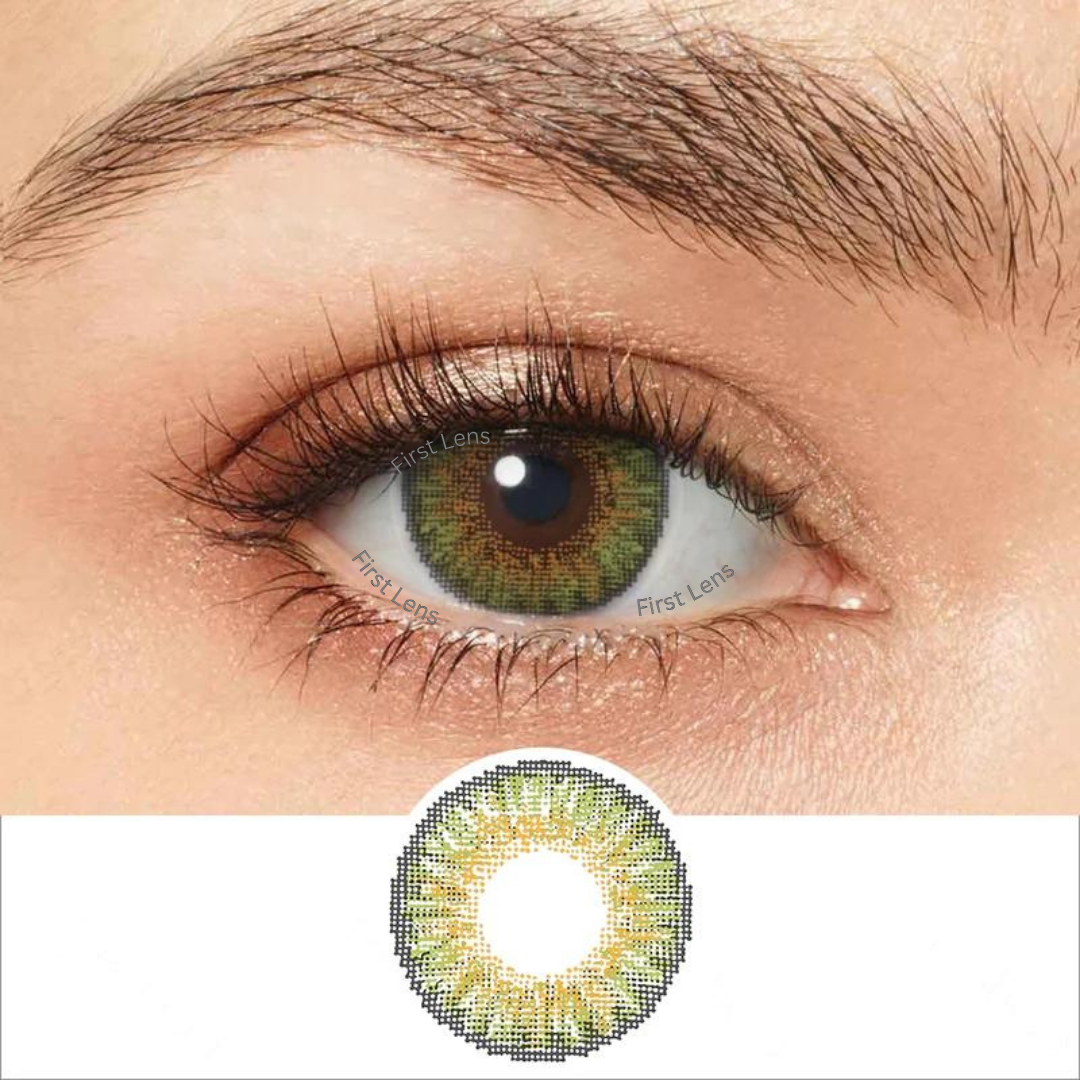 Celebration Monthly Disposable Color Contact Lens (1 Lens Box) - Glory Green