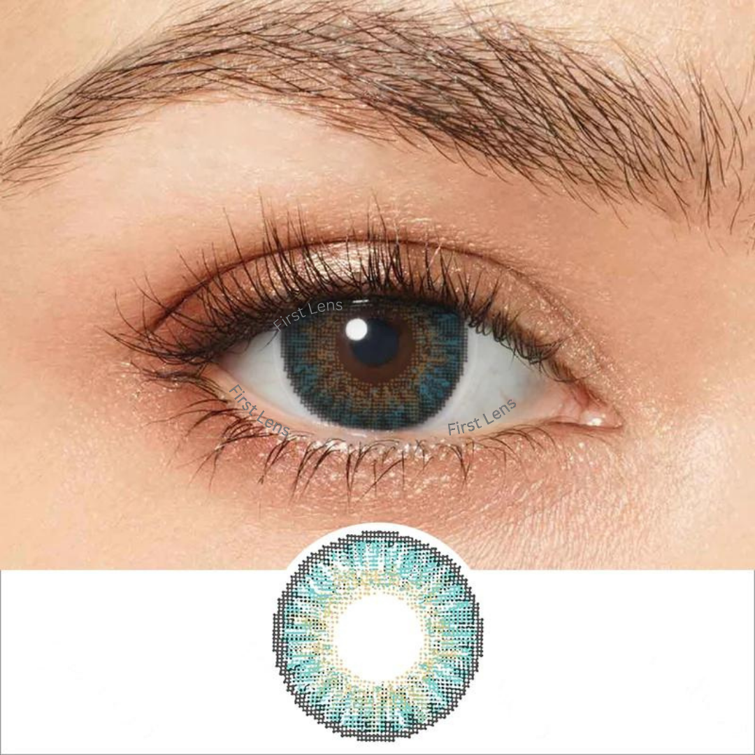 Celebration Monthly Disposable Color Contact Lens (1 Lens Box) - Trendy Turquoise