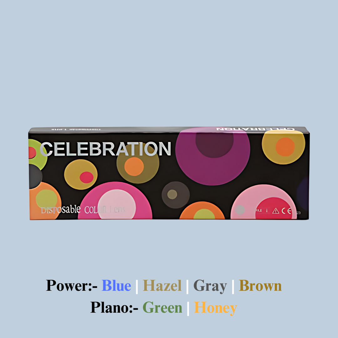 Celebration Weekly Premium Color lens (10 Lens/Box)-Green