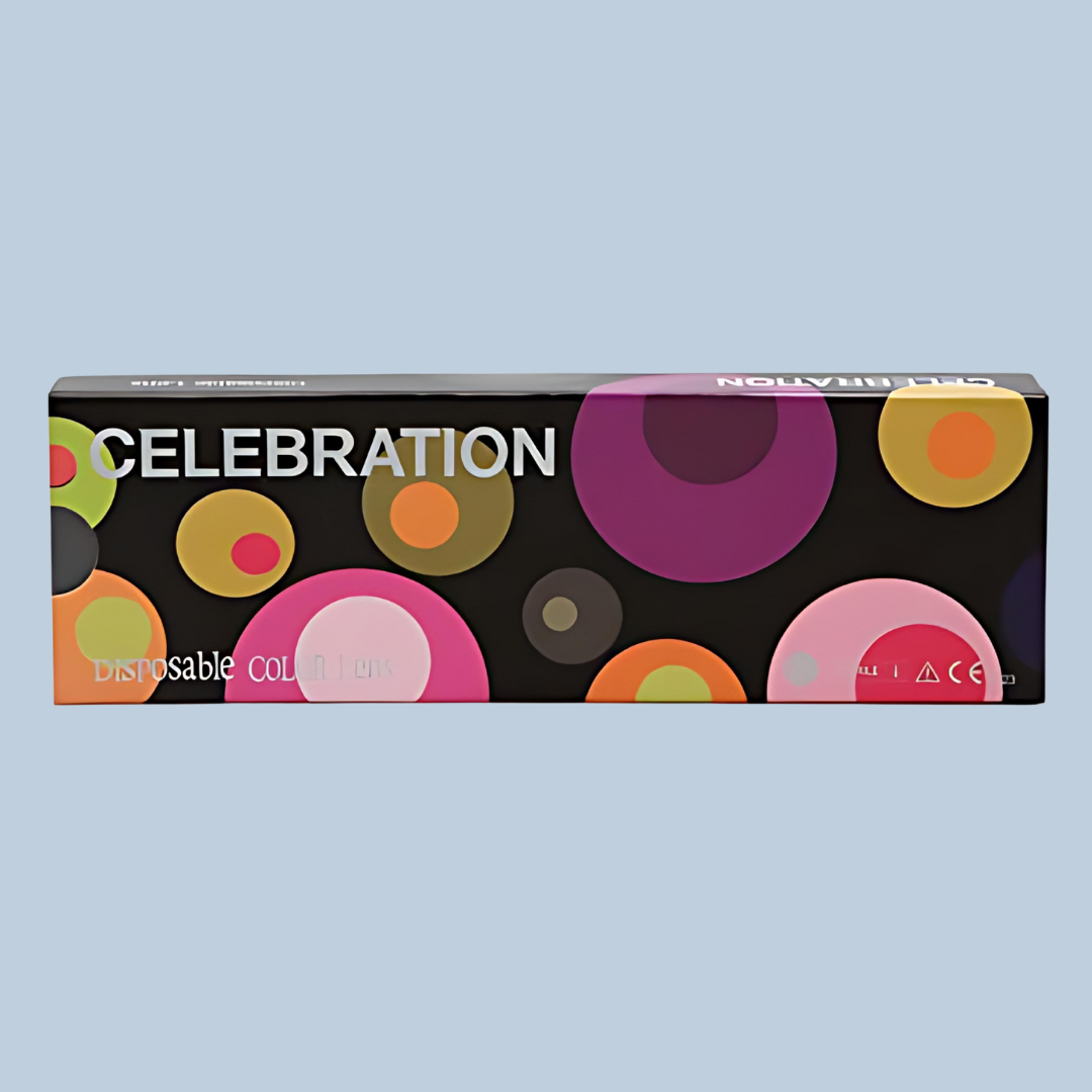 Celebration Weekly Rainbow Mix Color Combo Lens (10 Lens/Box)