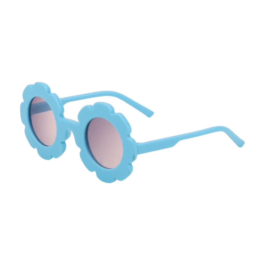First Lens Charm Customized Kids Sunglasses With Name UV400 Blue - S426