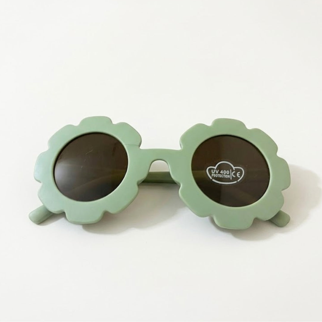 First Lens Charm Customized  Kids Sunglasses With Name UV-Green-400