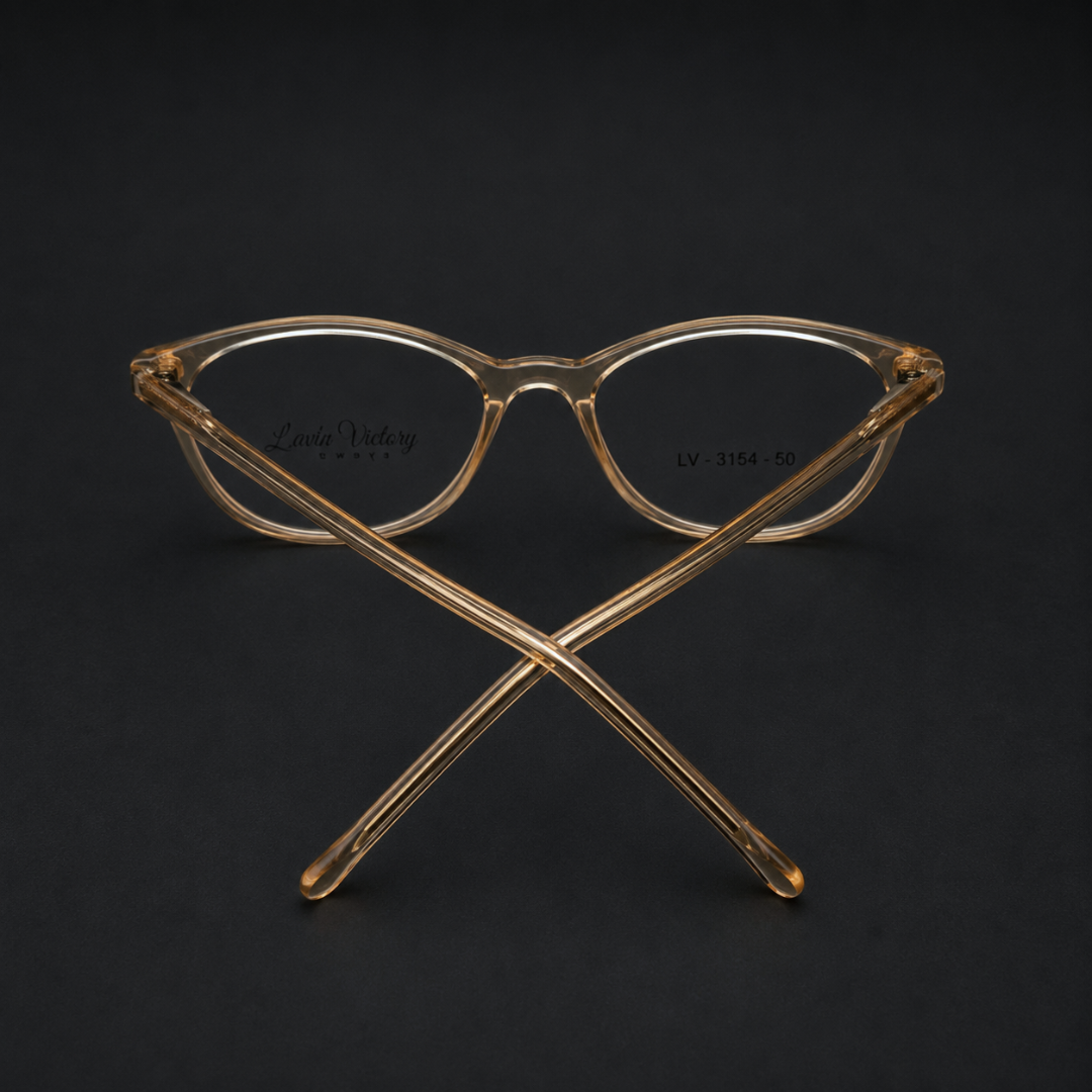 First Lens Copenhagen Blue Light Computer Glasses Honey Crystal