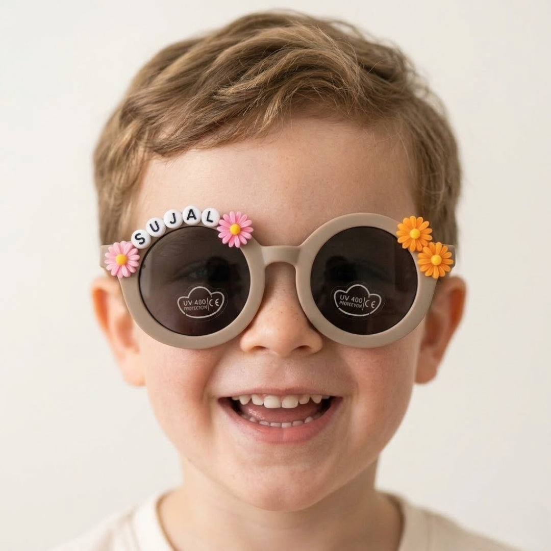 First Lens Kids Custom Sunglasses With Name UV-Tea-400