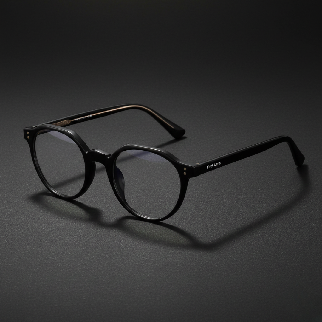 First Lens Aspen Blue Light Computer Glasses - B081 Black