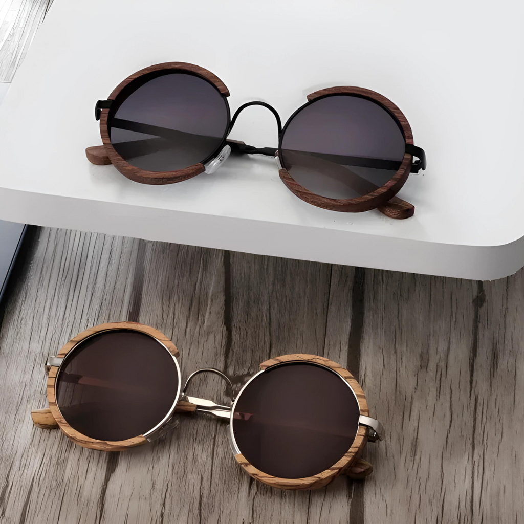 Wood Sunglasses Real Wooden Vintage Bamboo lightweight