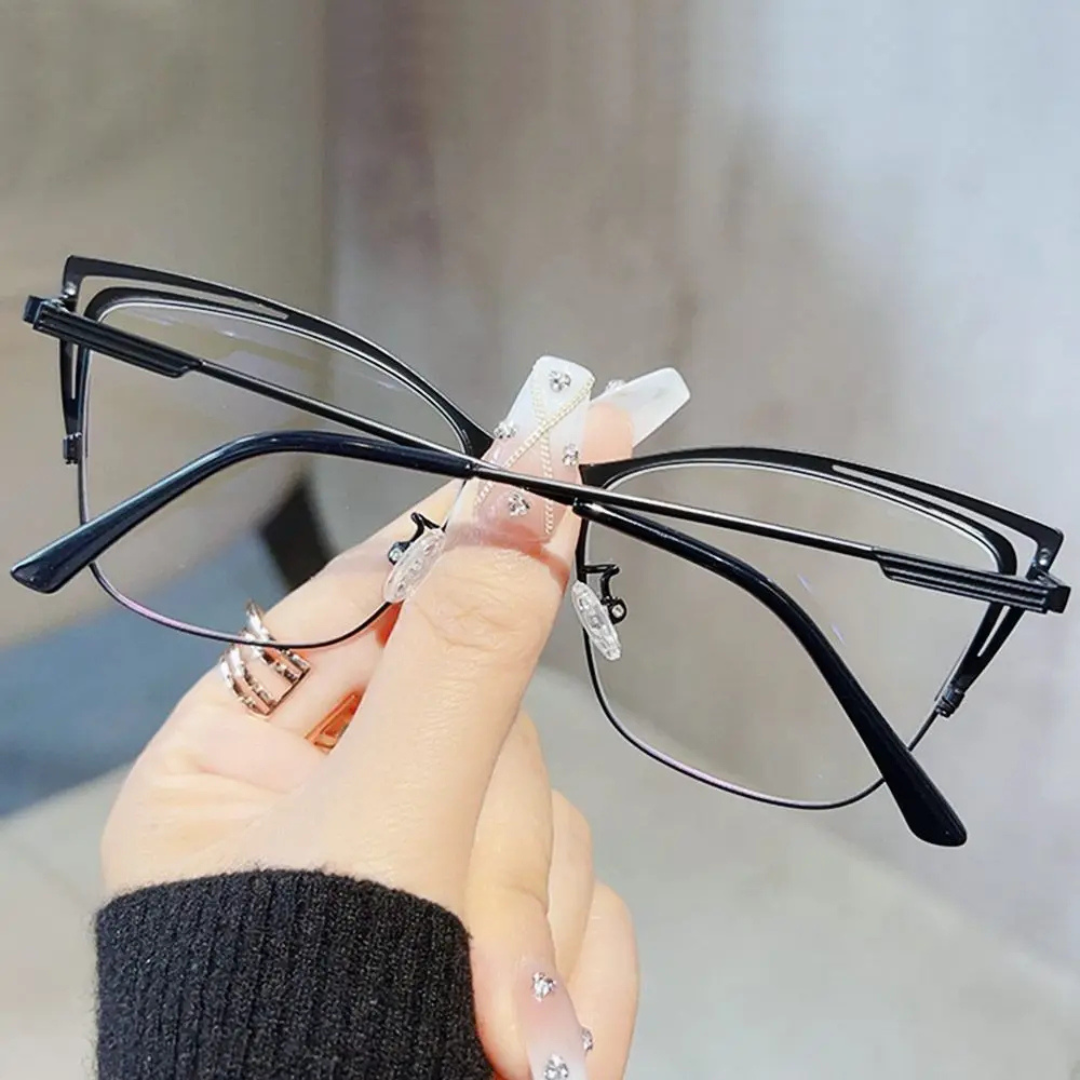 First Lens Black Charm Cat-Eye Blue Light Computer Glasses