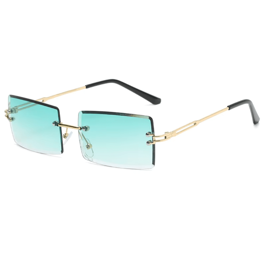 First Lens Blush Luxe Gradiant Sunglasses - Black