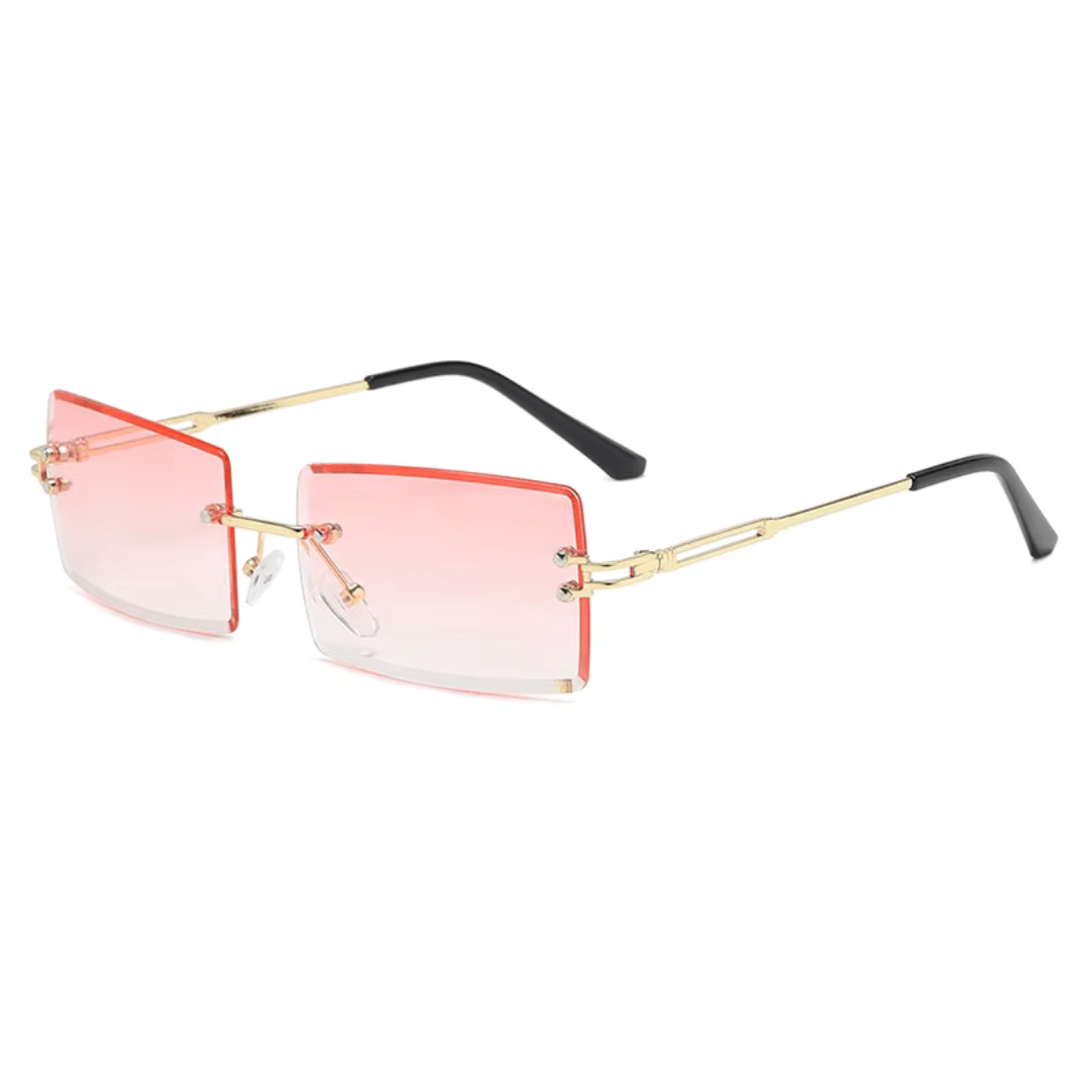 First Lens Blush Luxe Gradiant Sunglasses - Black