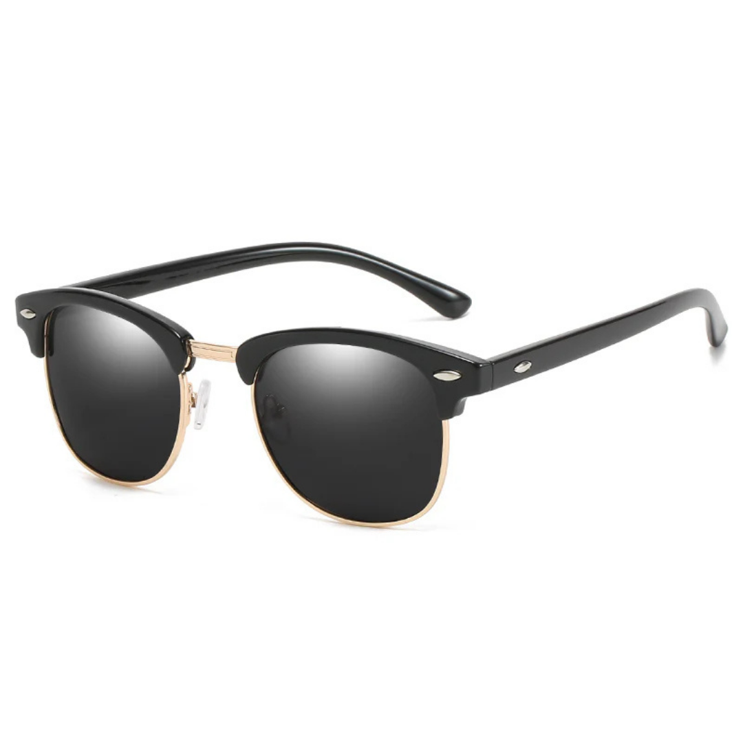 First Lens Bold Matte Sunglasses UV400 - Black