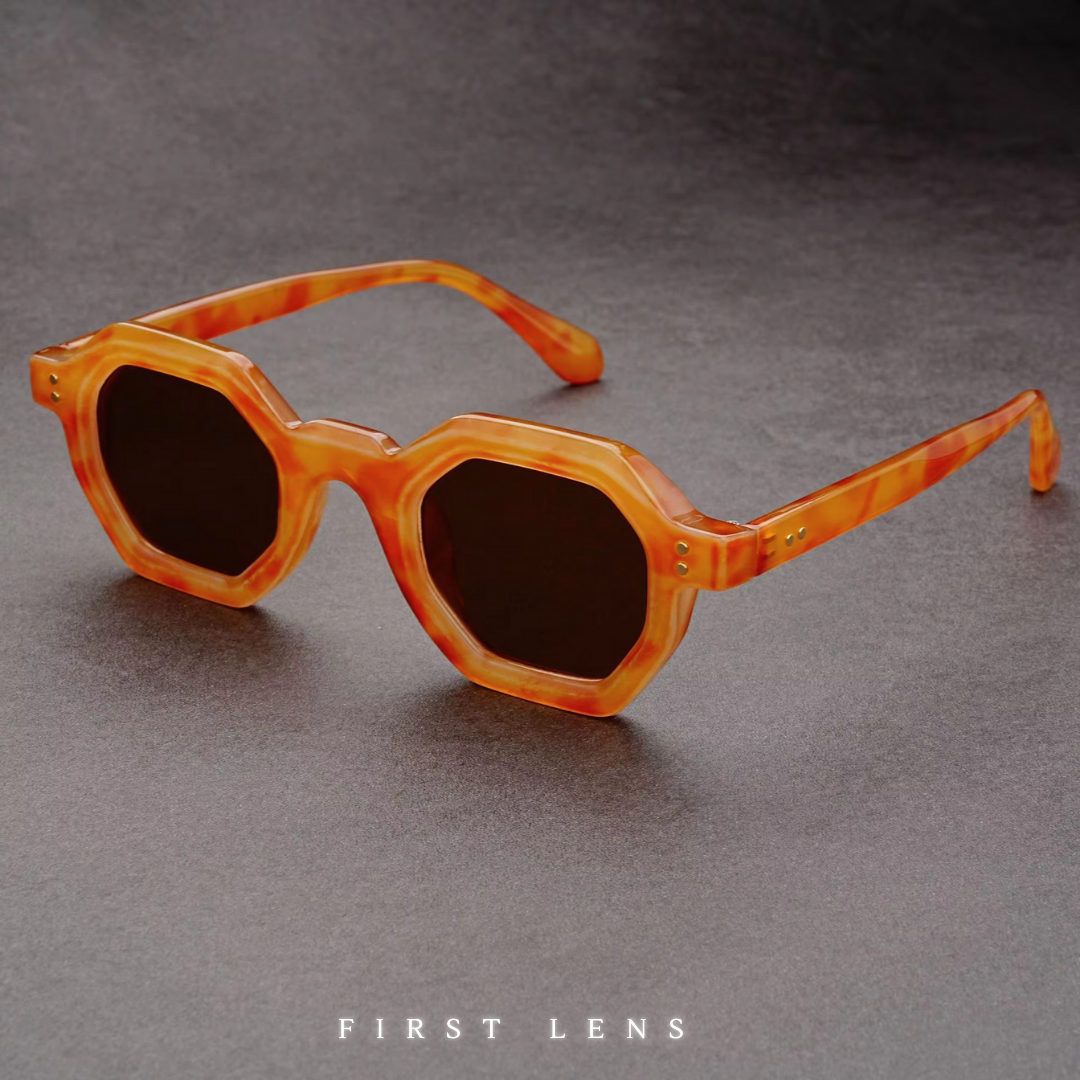 First Lens Bold Octagon Sunglasses - UV400