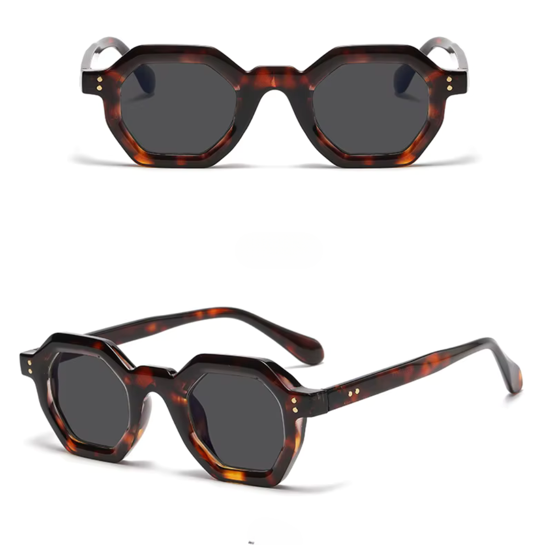 First Lens Bold Octagon Sunglasses - UV400