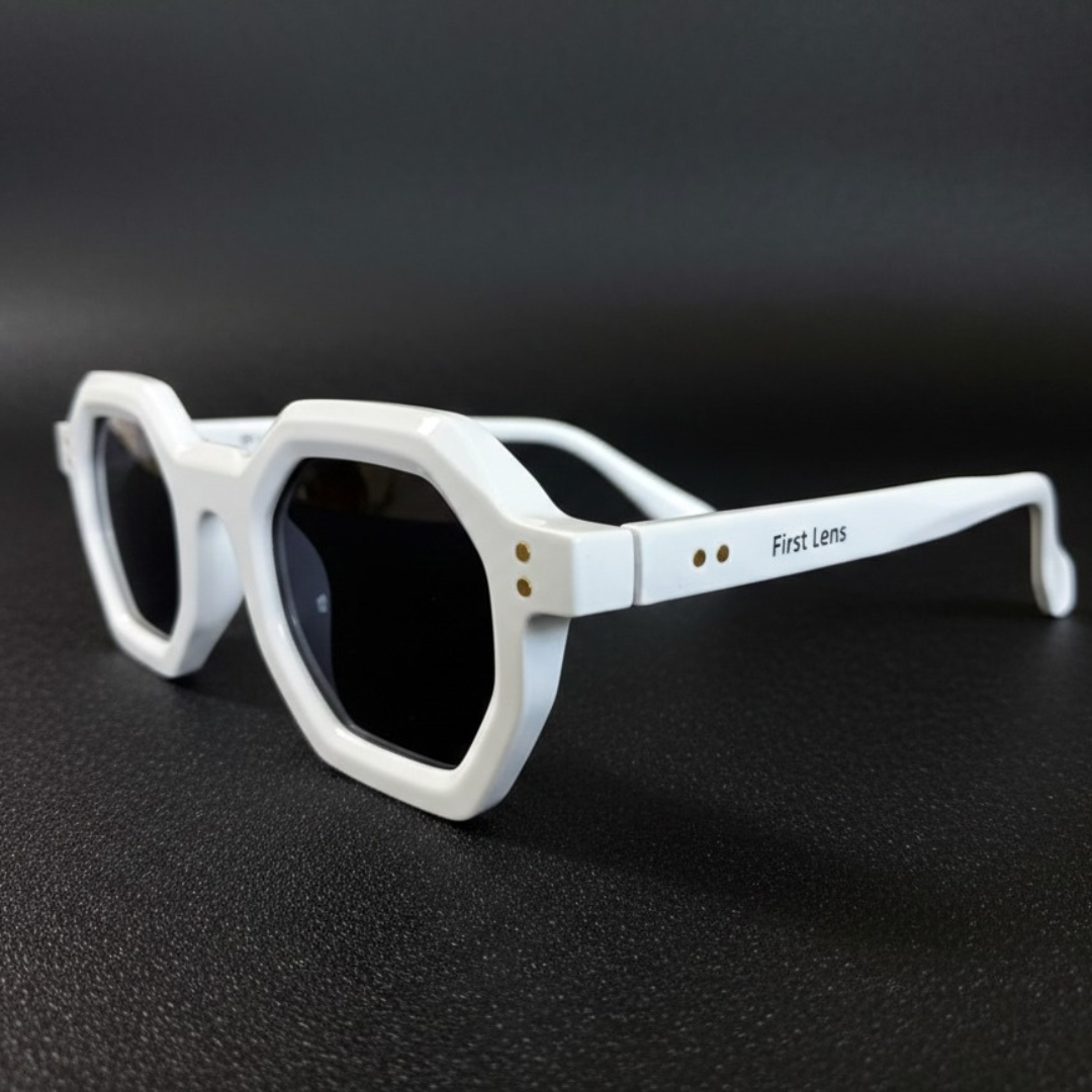 First Lens Bold Octagon Sunglasses - UV400 - S048