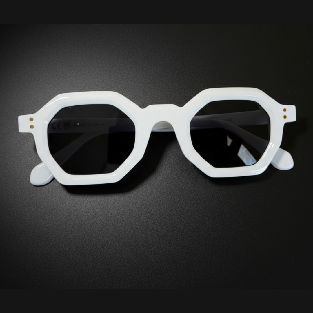 First Lens Bold Octagon Sunglasses - UV400 - S048