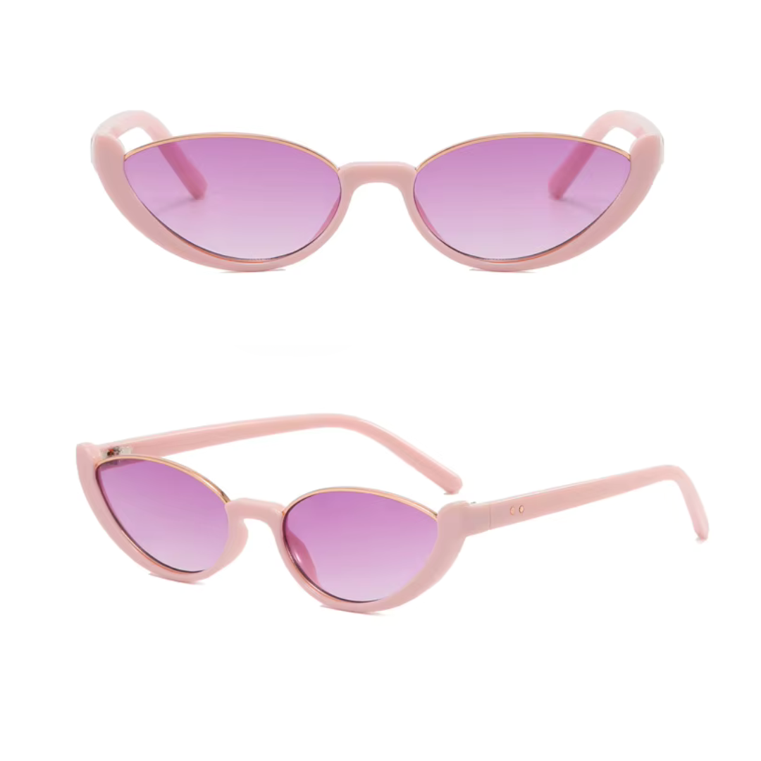 First Lens Cat Eye Eclipse Sunglasses UV-400