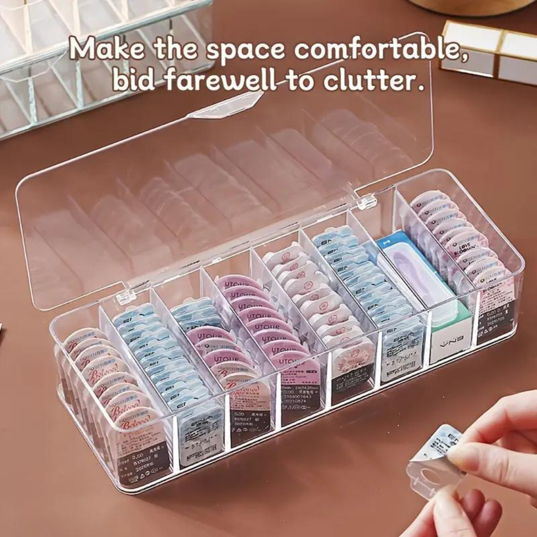 First Lens Transparent Contact Lens Organizer