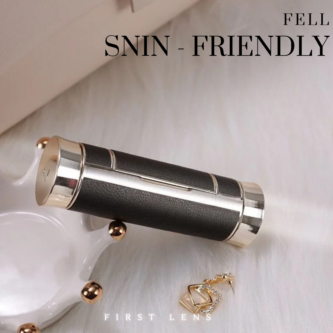 First Lens Cylindro Leather Contact Lens Travel Kit