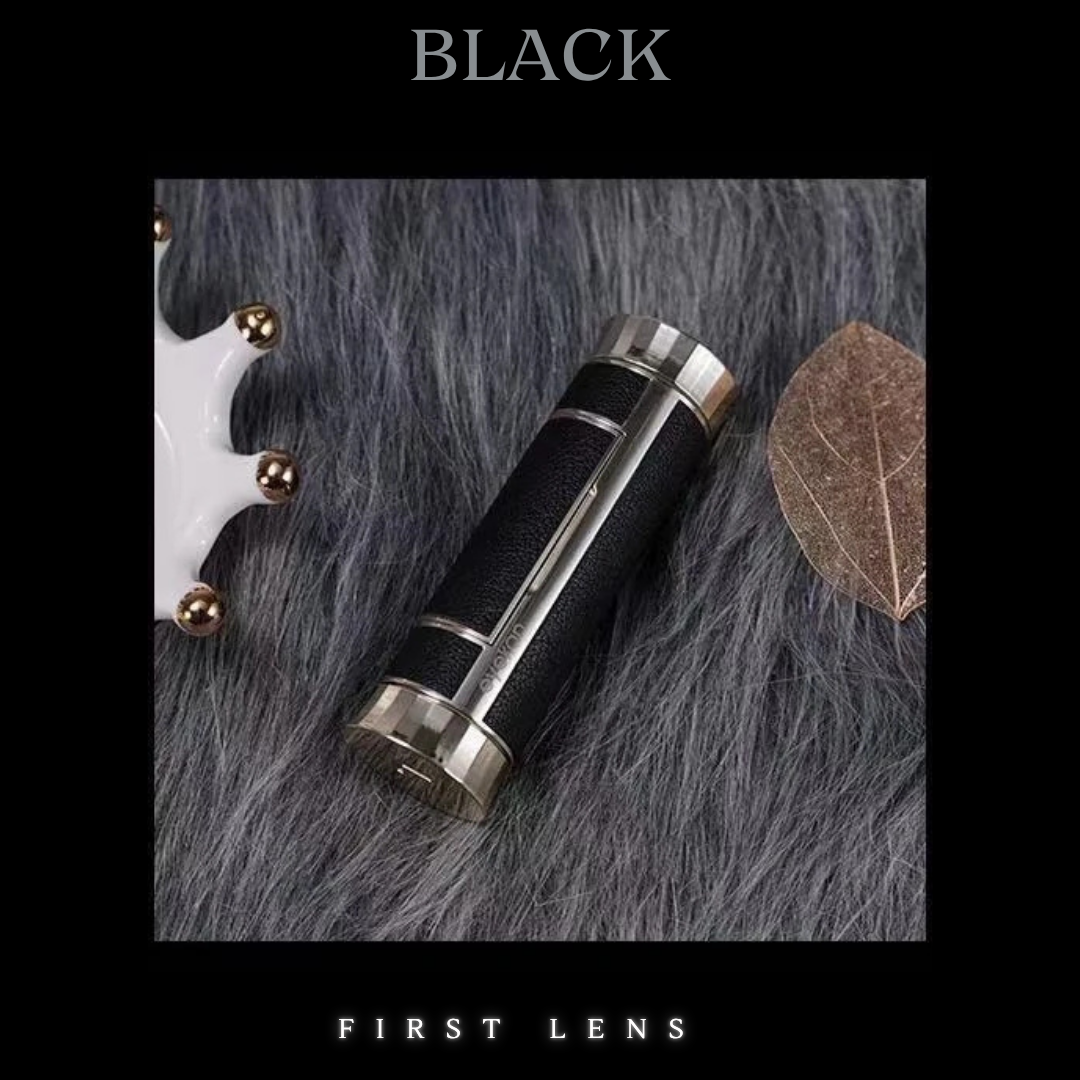 First Lens Cylindro Leather Contact Lens Travel Kit