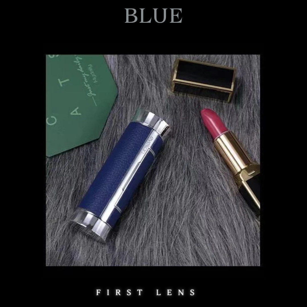 First Lens Cylindro Leather Contact Lens Travel Kit