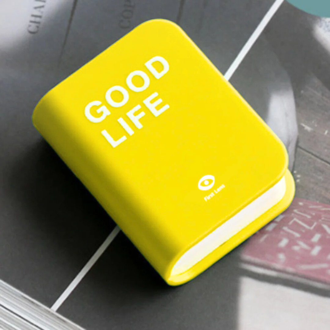 First Lens Designer Book Shape Contact  Lens Case