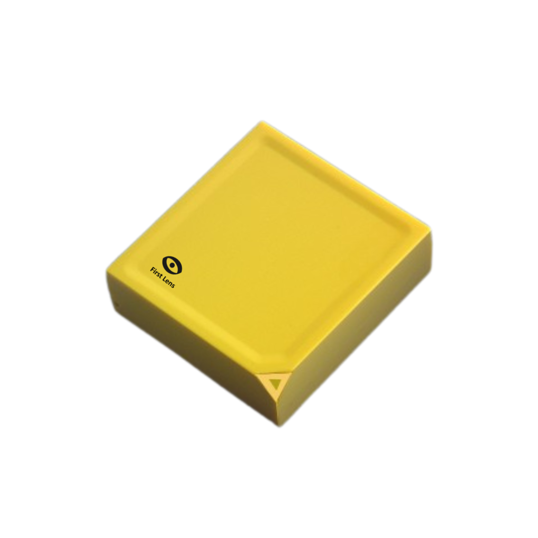 First Lens Designer Square Contact Lens Case with Mirror