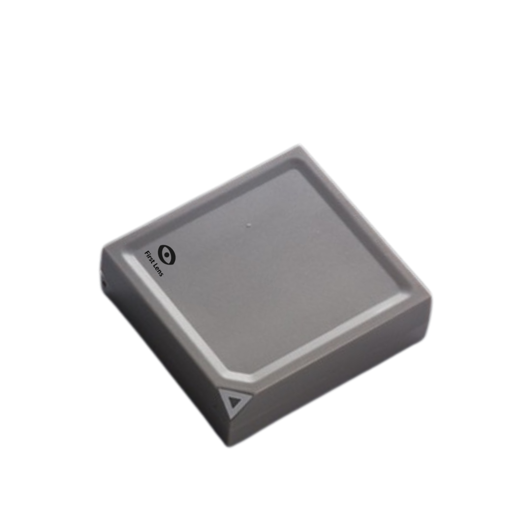 First Lens Designer Square Contact Lens Case with Mirror