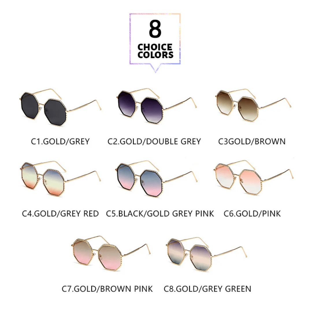 First Lens Glam Oversized Sunglasses