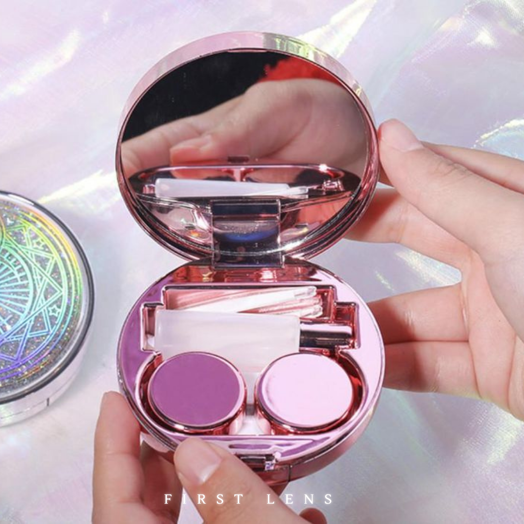 First Lens Glitter Pop Contact Lens Travel Kit